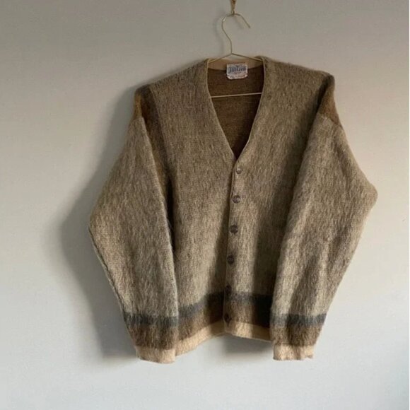 Vintage Jantzen Wool & Mohair Cardigan – Men’s S (Fits up to Women’s L) - Picture 3 of 12